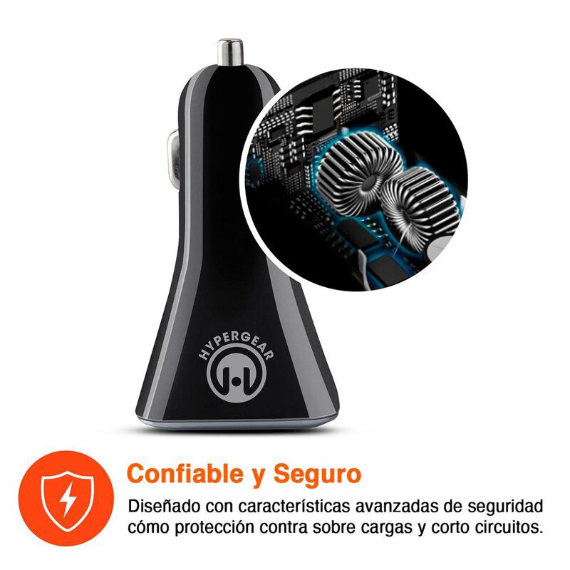Cargador De Auto Plug In Hypergear 34w Con 4 Pu... image number null