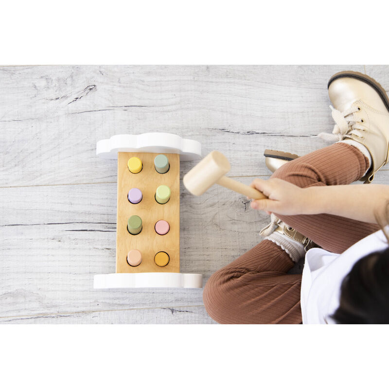 JUGUETE DE MADERA MARTILLO image number null