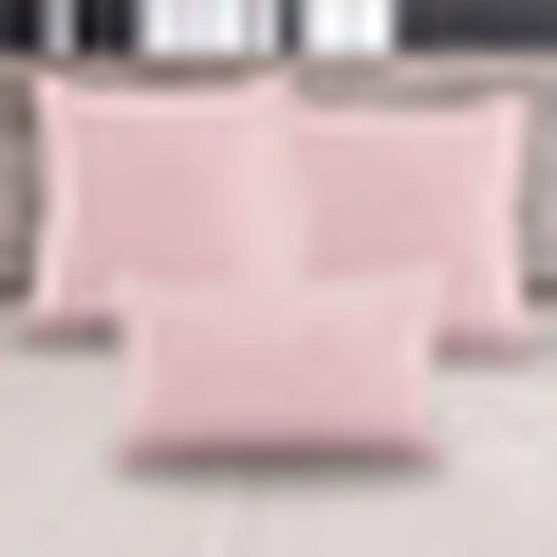 Set de 3 Cojines Dicasa DeltaOne y ZitaOne Rosa image number null