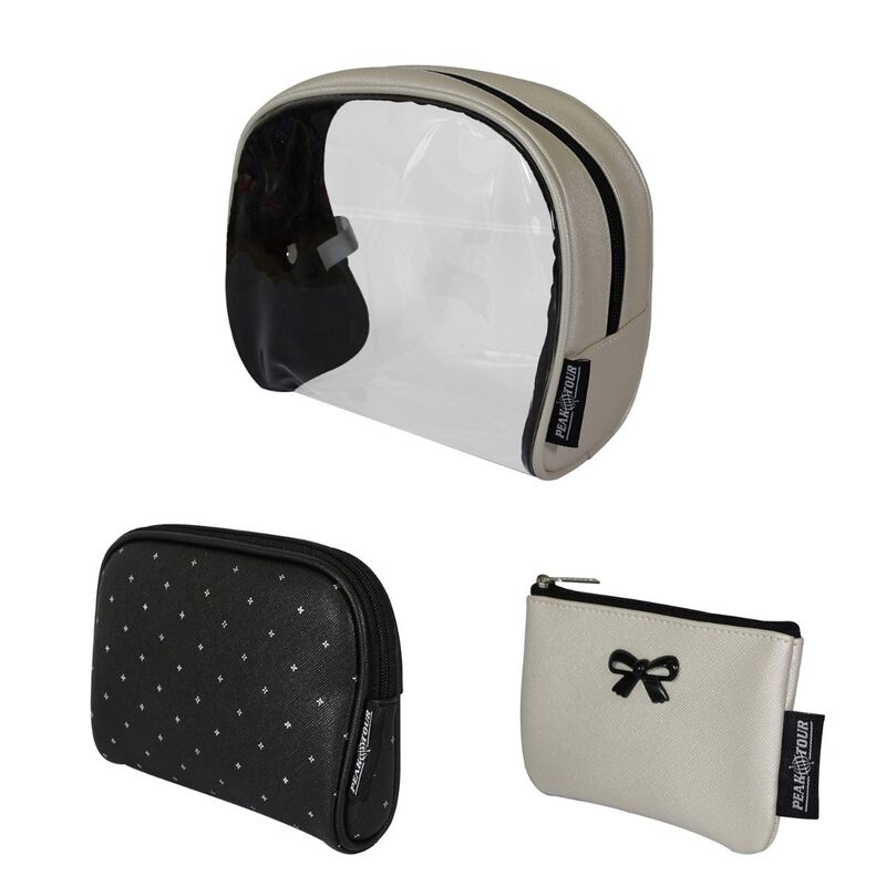 Kit de Cosmetiqueras Peaktour Aspen 3 piezas Bl... image number null