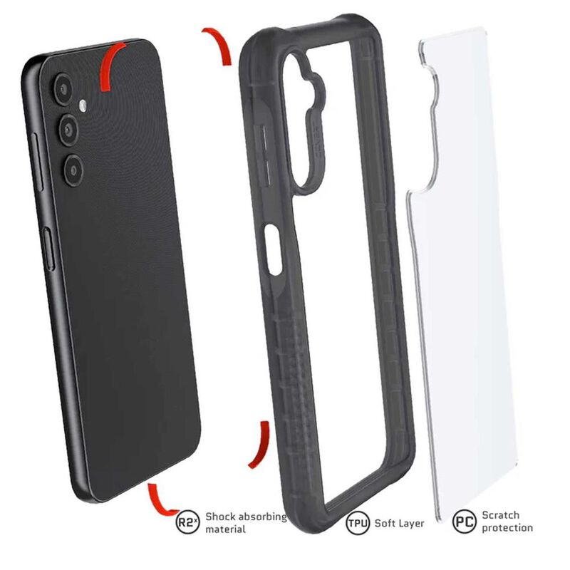 Funda GHOSTEK Covert para Samsung A14 Humo image number null