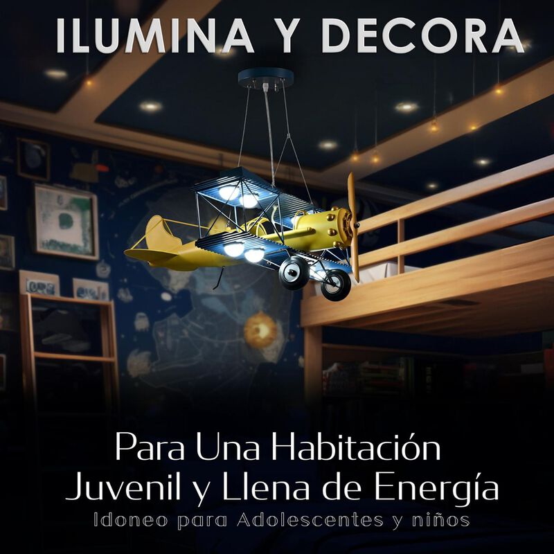 Lámpara De Avioneta Amarillo/Azul image number null