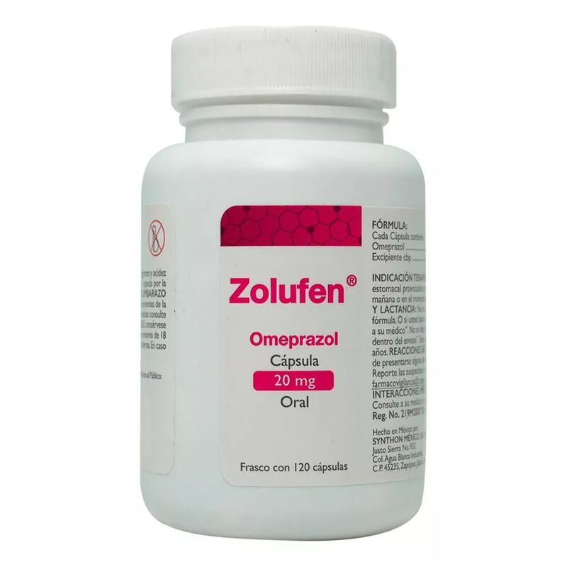 Zolufen C&aacute;psulas 20 Mg, 120 C&aacute;psulas image number null