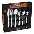Juego de Cubiertos Tramontina 23798/060 B&uacute;zios 36 Pzas Acero Inox