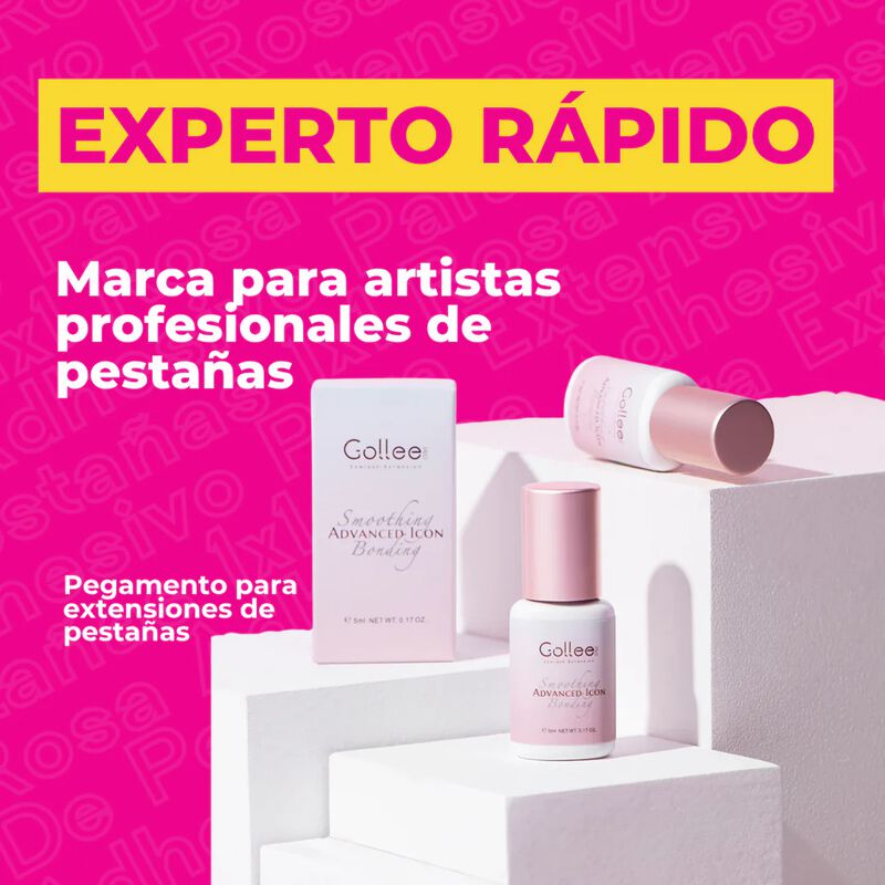 Adhesivo Extensiones de Pesta&ntilde;as Pink Clear Bon... image number null