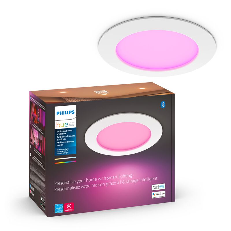 L&aacute;mpara Philips Hue Slim Led Downlight De 15 Cm... image number null