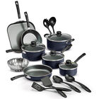 Bater&iacute;a De Cocina Primaware 18 Piezas Azul Marino 80119546 Tramontina