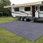 Tapete Junkogo Para Rv 3x6 m Reversible Azul‑gris
