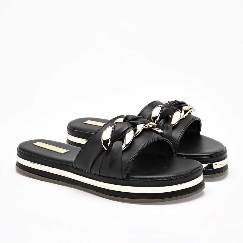 Ivannep sandalia piso para mujer negro cod 1409... image number null