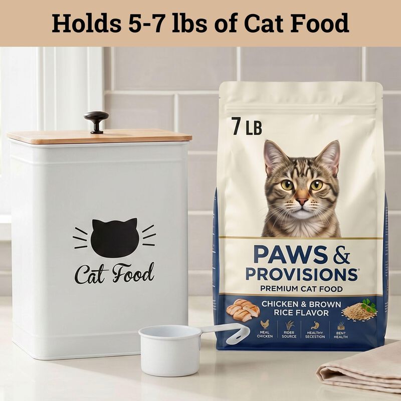 Contenedor De Comida Para Gato Hb Design Co. 2,... image number null