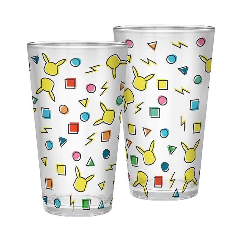 Vaso Pokemon Pikachu Pattern Cristal 400 ml image number null