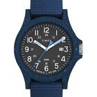 Reloj Timex Reclaim Ocean 40mm Correa Azul Esfera Negra