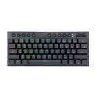 Redragon Teclado K623 Horus Mini Mec&aacute;nico Ultra Low Inal&aacute;mbrico Switch Rojo Negro