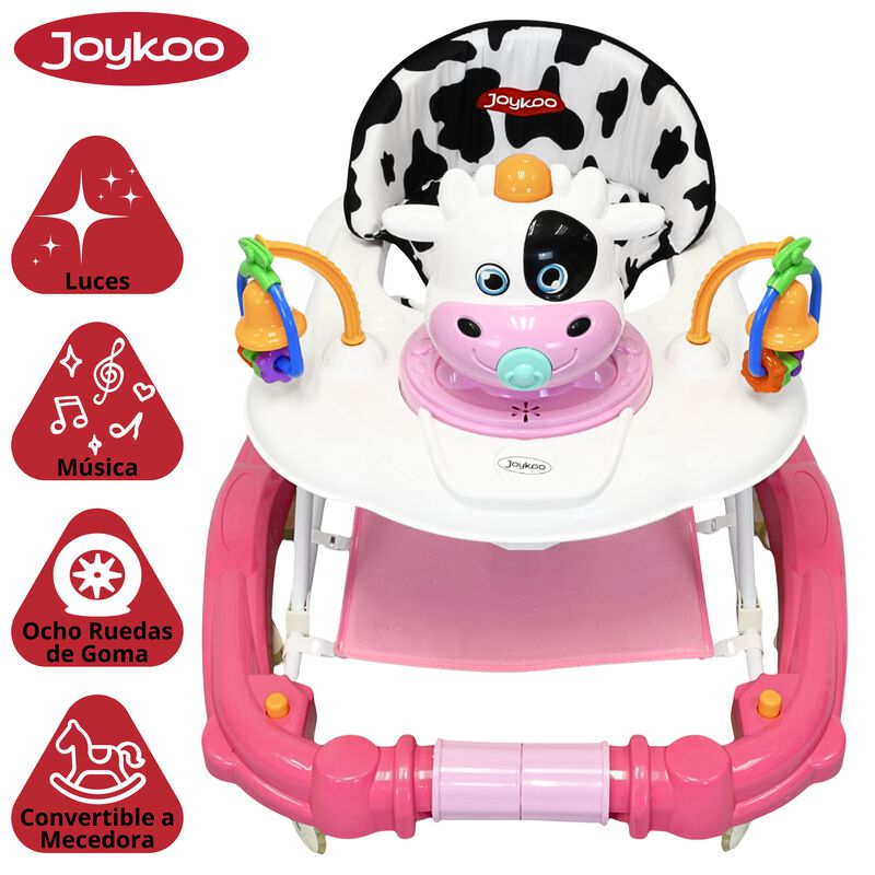Andadera para Beb&eacute; Mecedora Vaca con Sonido Bas... image number null