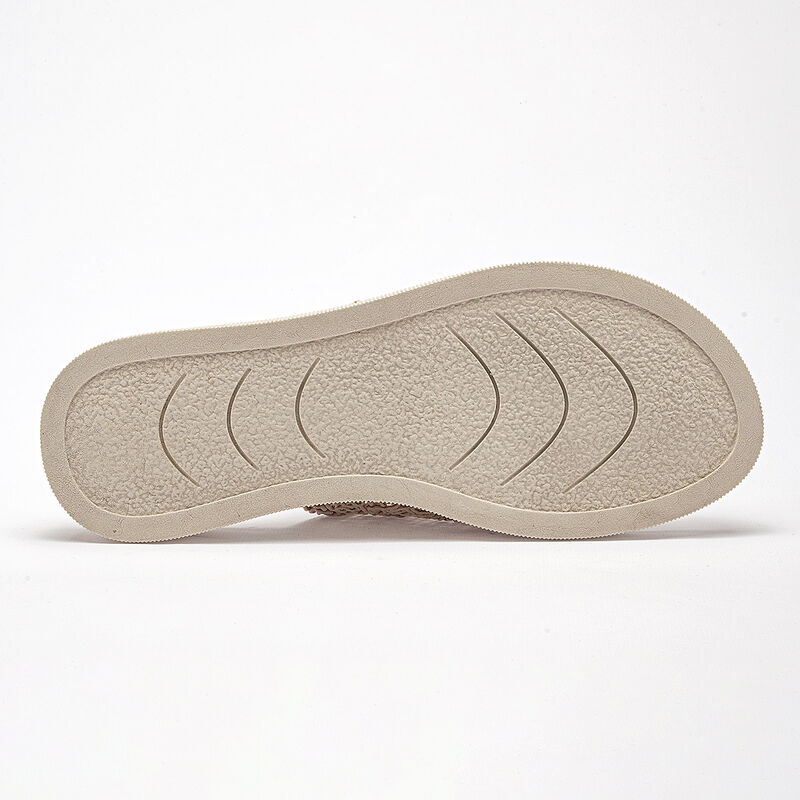 Ni&ntilde;as Fashion sandalia piso para mujer beige co... image number null