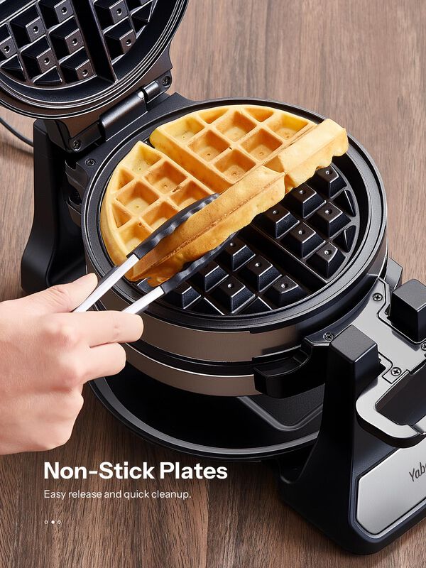 Wafflera Belga Yabano Giratoria Antiadherente D... image number null