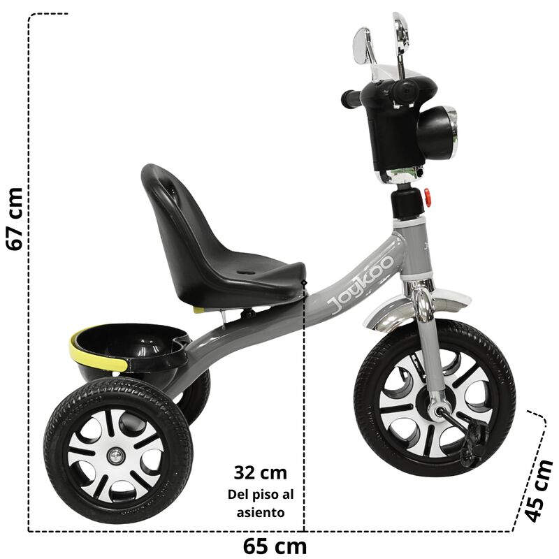 Triciclo para Ni&ntilde;os Faro con Luz y Sonido Espej... image number null