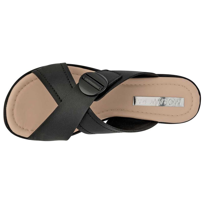 Moramora Sandalia para mujer negro image number null