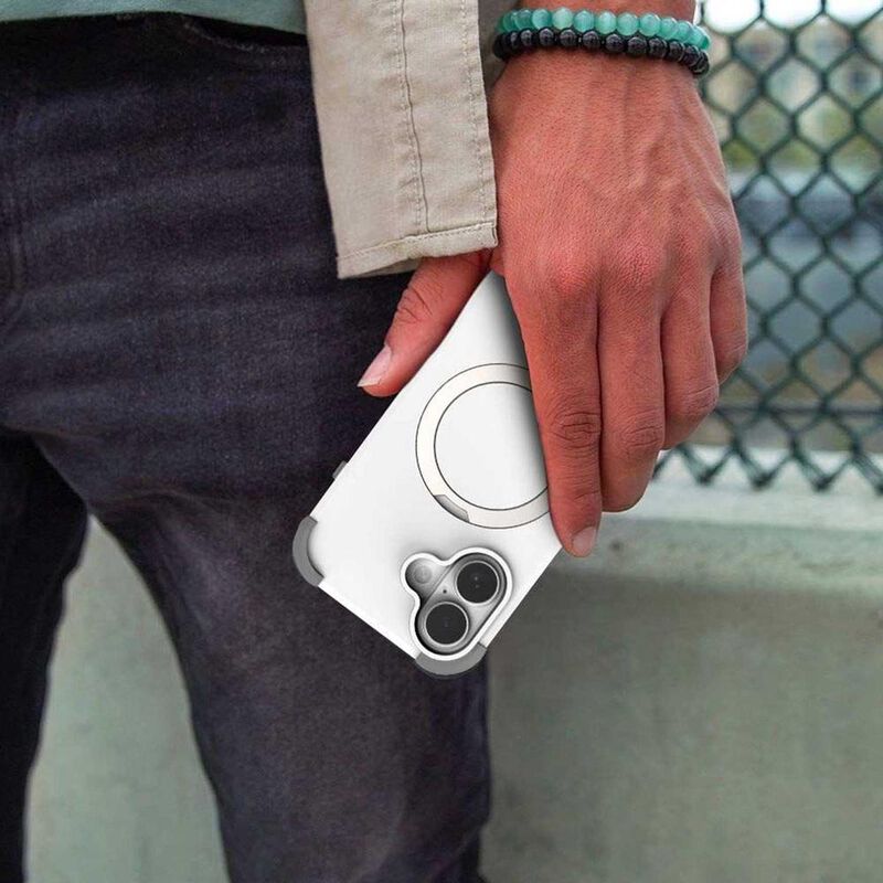 Funda PUREGEAR Dualtek Kik para iPhone 16 Blanc... image number null