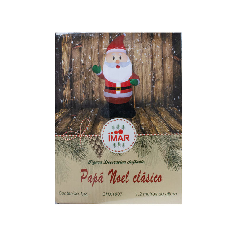 Santa Claus Inflable de 120 CM, Inflable con LE... image number null