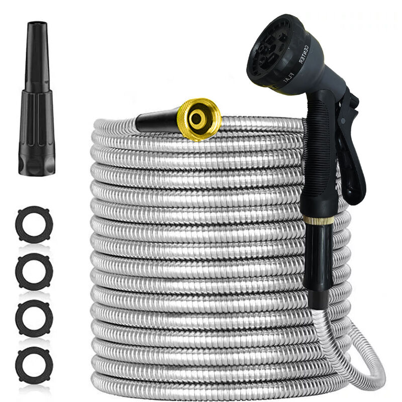 Manguera Expandible Acero Inoxidable 15m Con Pi... image number null