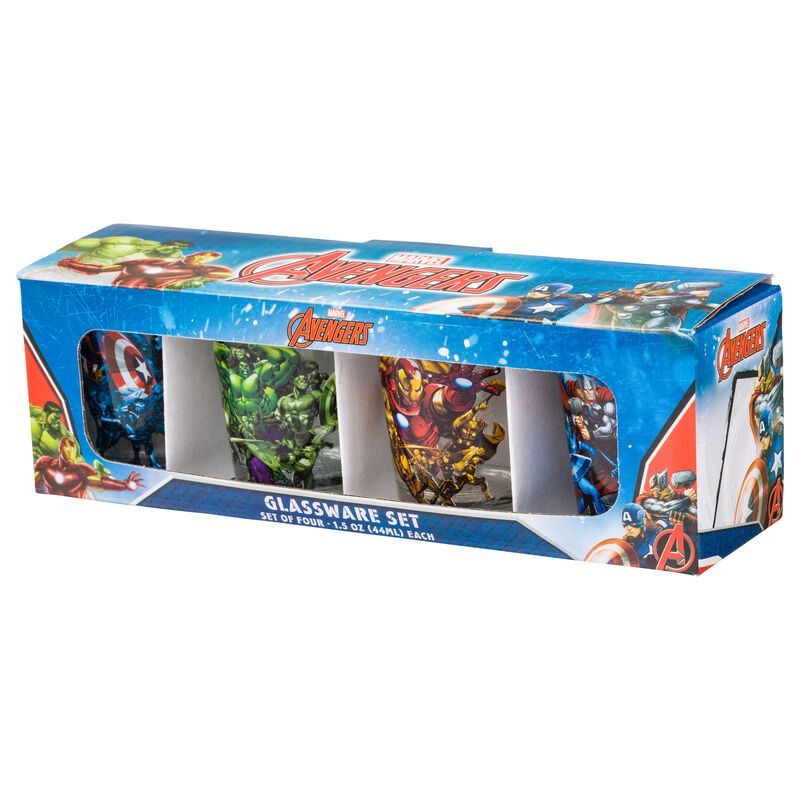 Minigafas Silver Buffalo Marvel Avengers, Paque... image number null