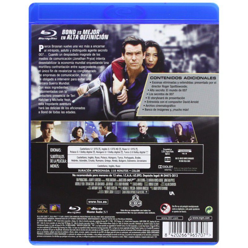 El Ma&ntilde;ana Nunca Muere [blu-ray] image number null