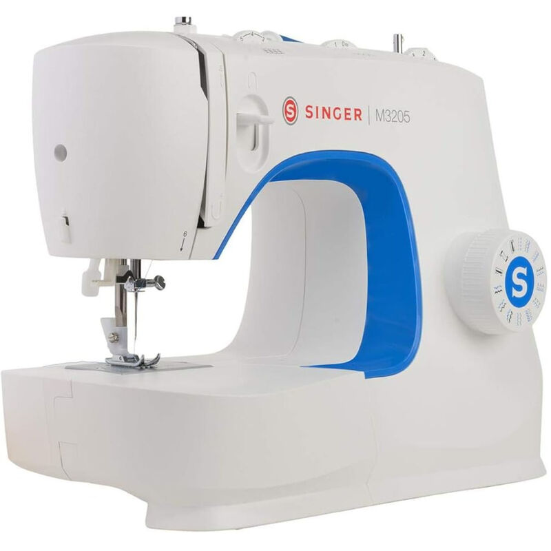 Máquina De Coser Singer M3205 Blanca Y Azul 23 ... image number null