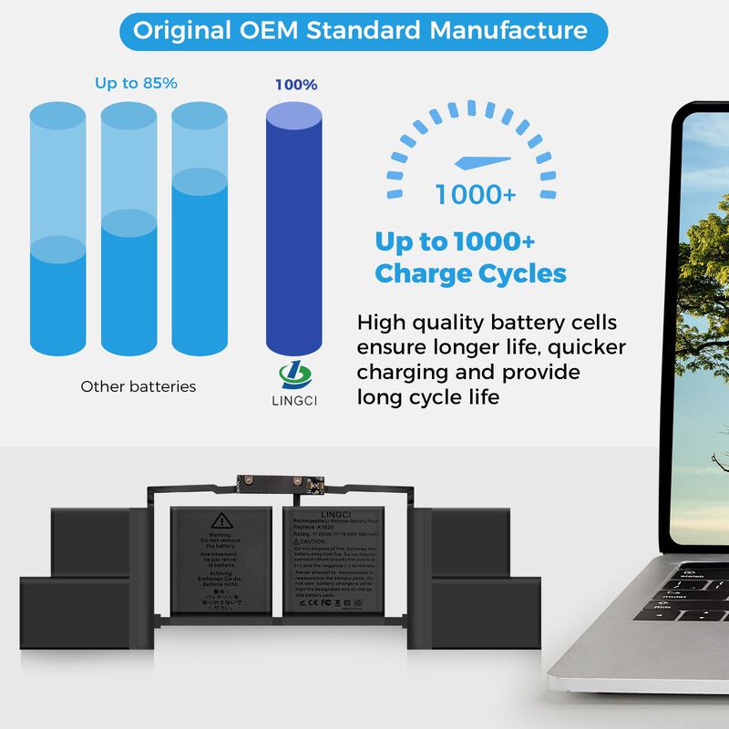 Bater&iacute;a Lingci A1707 11,4 V 78 Wh 6667 Mah Macb... image number null