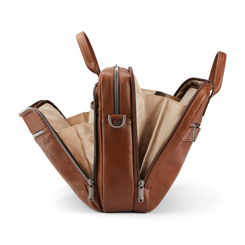 Malet&iacute;n Samsonite Classic Leather Toploader Cog... image number null