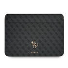 Portafolio Guess Logotipos 4g Negro Para Latop o Tablet de 13"