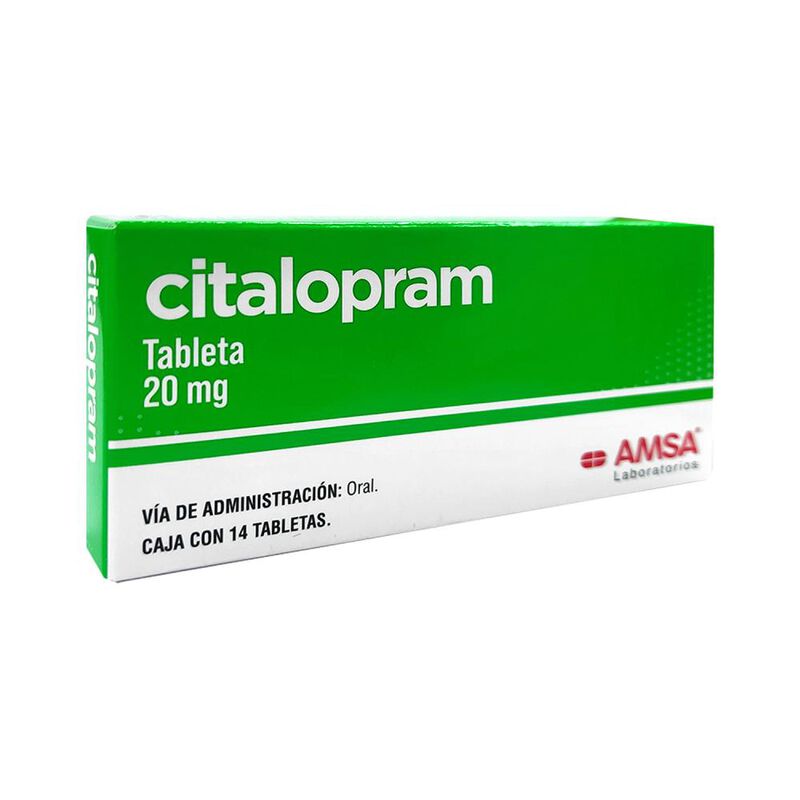 Citalopram 20 Mg 14 Tableta(s) image number null