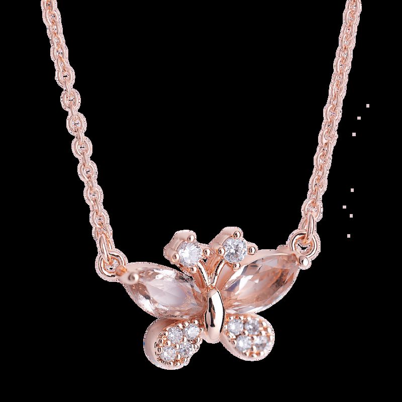 Collar Mujer Dije Cristal Y Zirconias, Joyer&iacute;a ... image number null