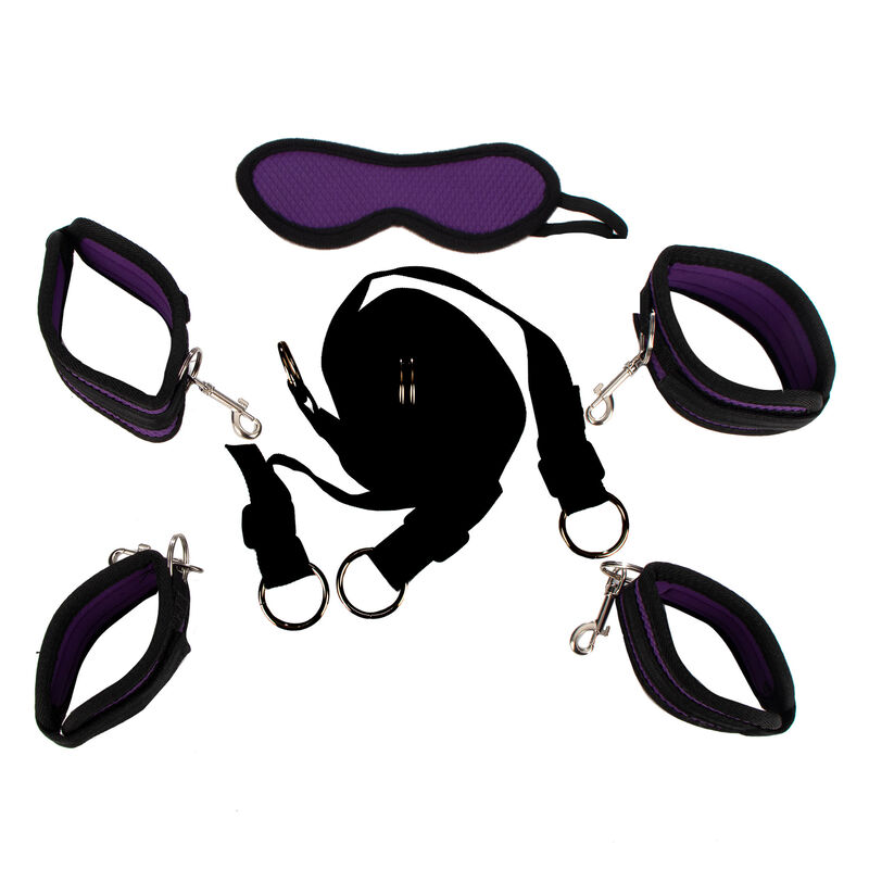 SET JUEGO DE RESTRICCIONES COLOR MORADO TUTIFRU... image number null