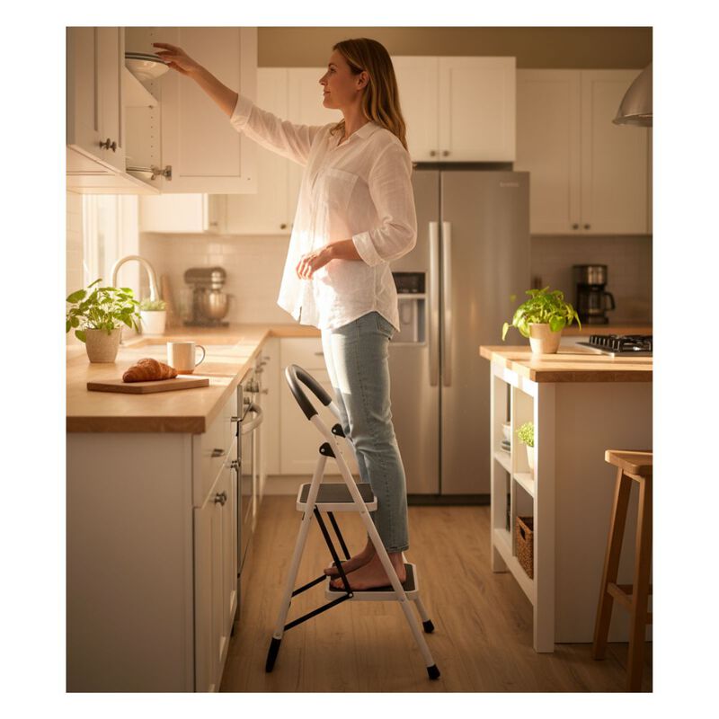 Escalera Plegable Tubular 2 Niv . Antiderrapant... image number null