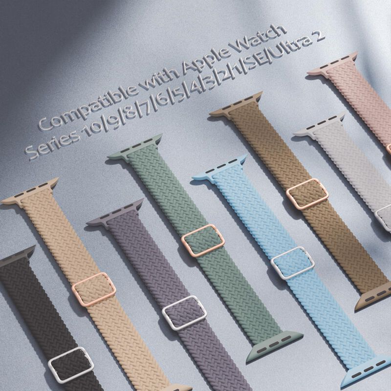 Correa De Reloj Strawlain Nylon Trenzado - Pack... image number null