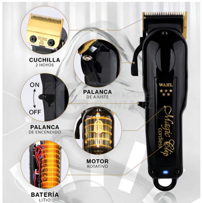 M&aacute;quina Wahl Para Cortar Cabello Clipper Magic ... image number null