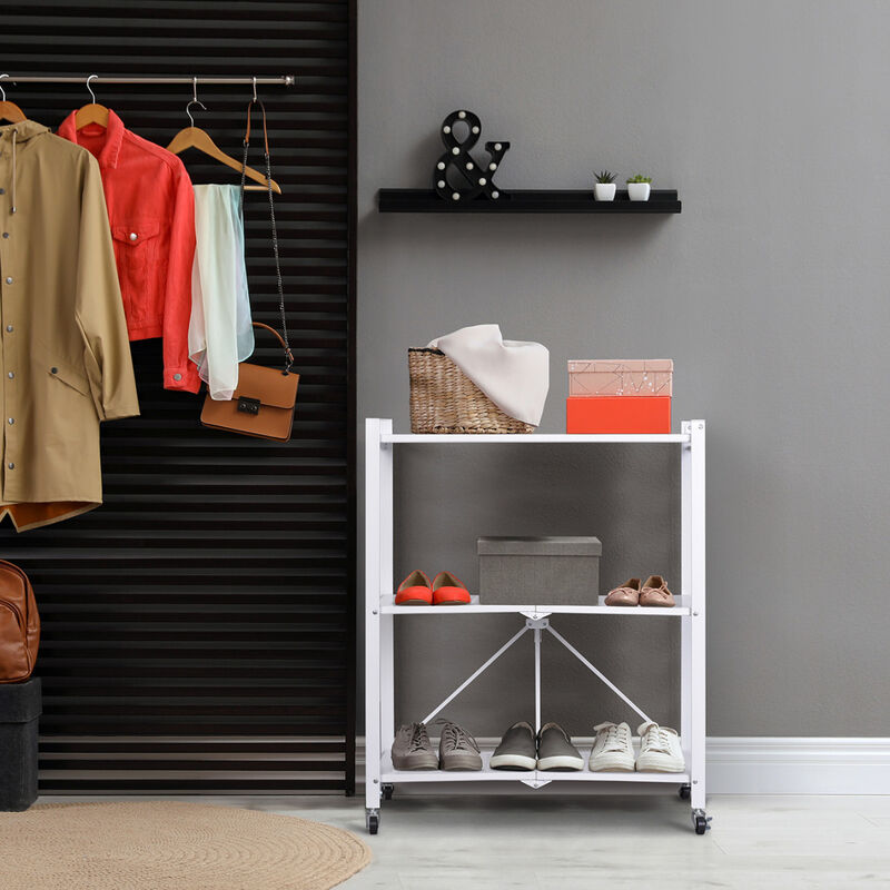 Estante de Almacenamiento 3 Niveles Blanco image number null