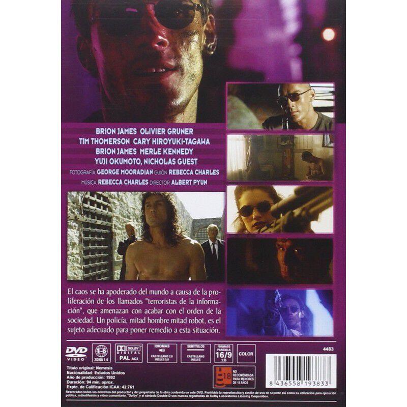 Nemesis  Dvd 1992 image number null