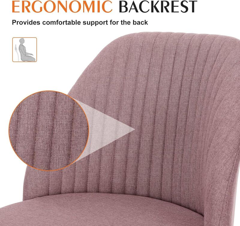 Silla De Escritorio Simple Deluxe Sin Brazos Ro... image number null