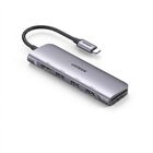 Hub Usb-c 6 En 1 Hdmi 4k Usb 3.0 Sd Micro Aluminio Ugreen