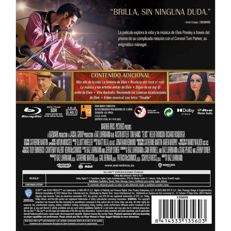Elvis (Blu-ray) [Blu-ray] image number null