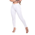 Jeans Super Skinny Mujer Savi Basic Blanco Tiro Medio Sb4810