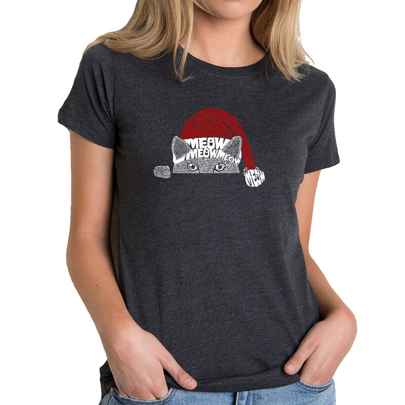 Camiseta Mezcla Premium Word Art Para Mujer - G... image number null