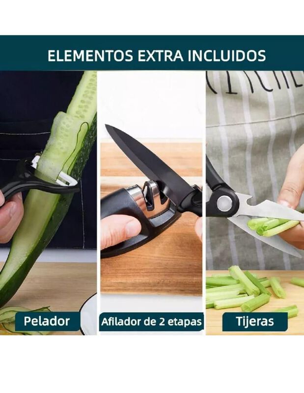 Set de cuchillos serrado Casa BIU image number null