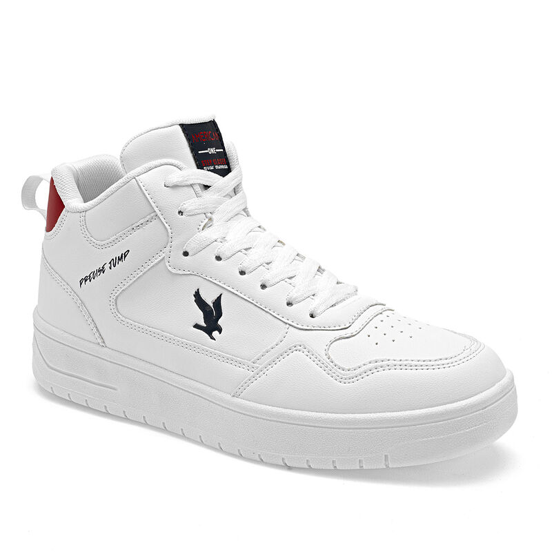 American Fire tenis para hombre blanco rojo cod... image number null