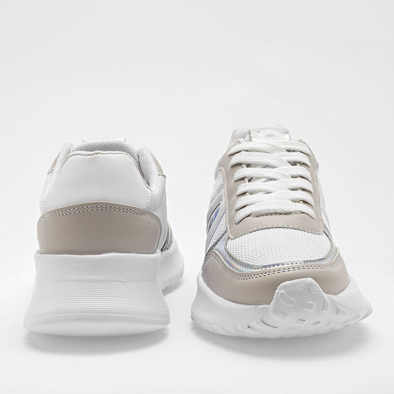 Moramora Tenis urbano para mujer blanco late pl... image number null