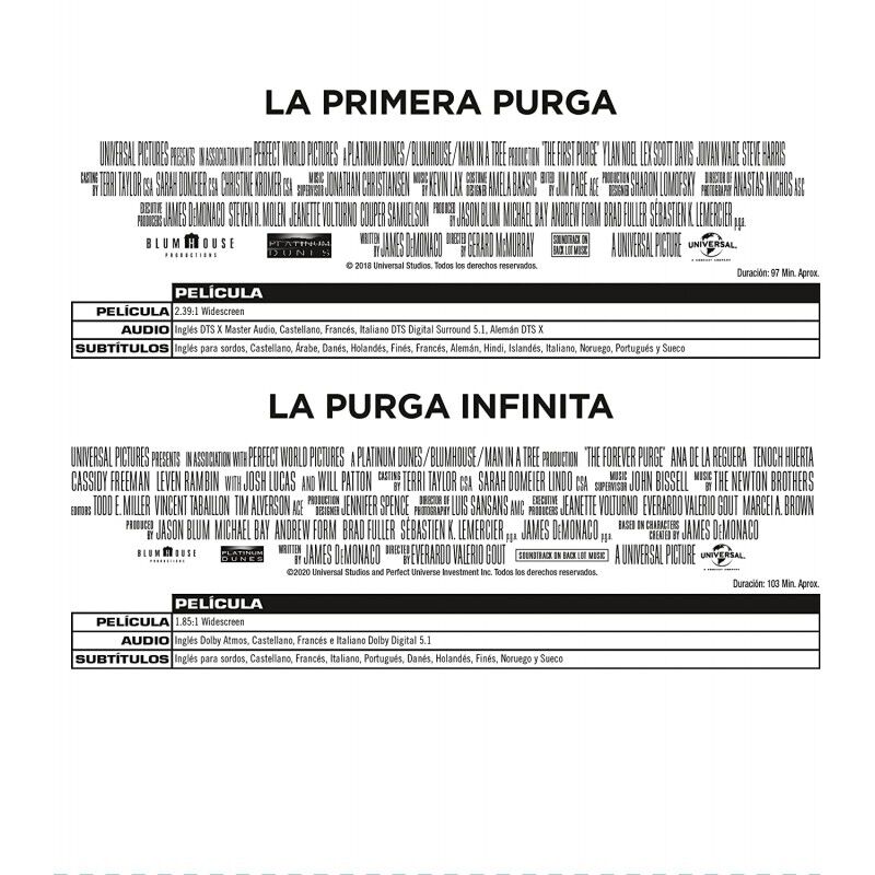 La Purga Pack 1-5 [blu-ray] image number null