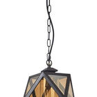 Lámpara Colgante De Cristal 48 Cm Altura Máx. 60 W, Base E27