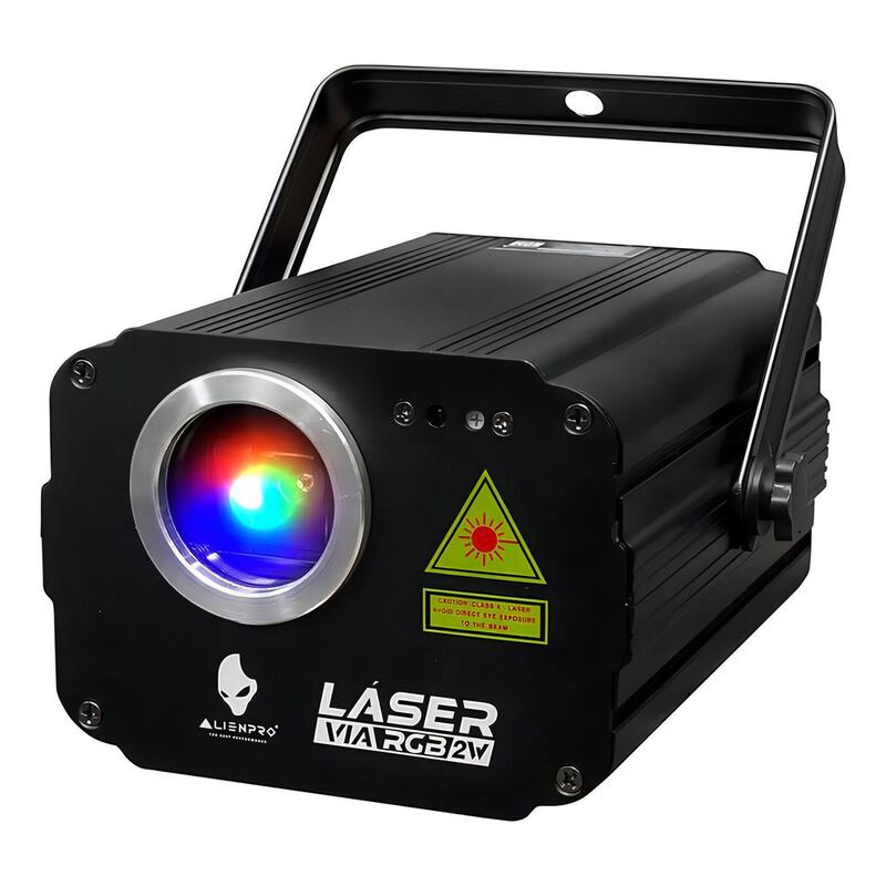 Láser Via Rgb 2W Alienpro 50W Dmx Iluminación D... image number null